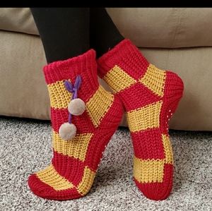 Red Slipper Socks